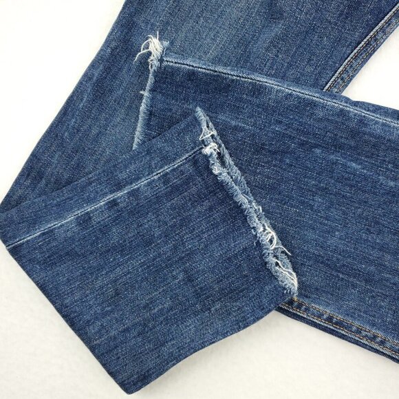 rag&bone Dre Capri Ankle Raw Hem Jeans Stretch Distress "26" 32 Waist, 26 Inseam - Picture 11 of 12